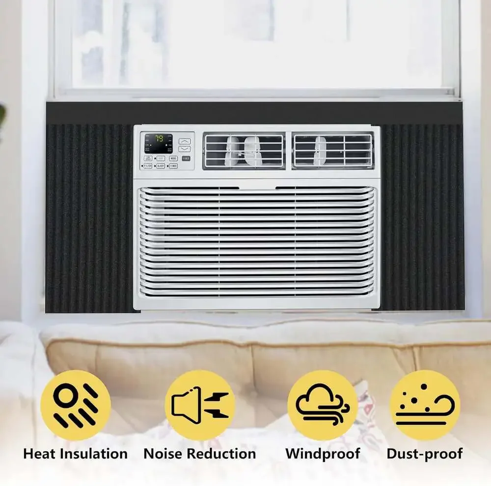 Window Air Conditioner Insulation Panels Foam Sealing Strip Kit 17X9 Inches For